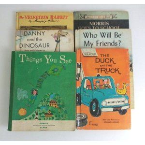 Lot of 6 Vintage Children's Early I Can Read Books Copyright Dated 1958-1970